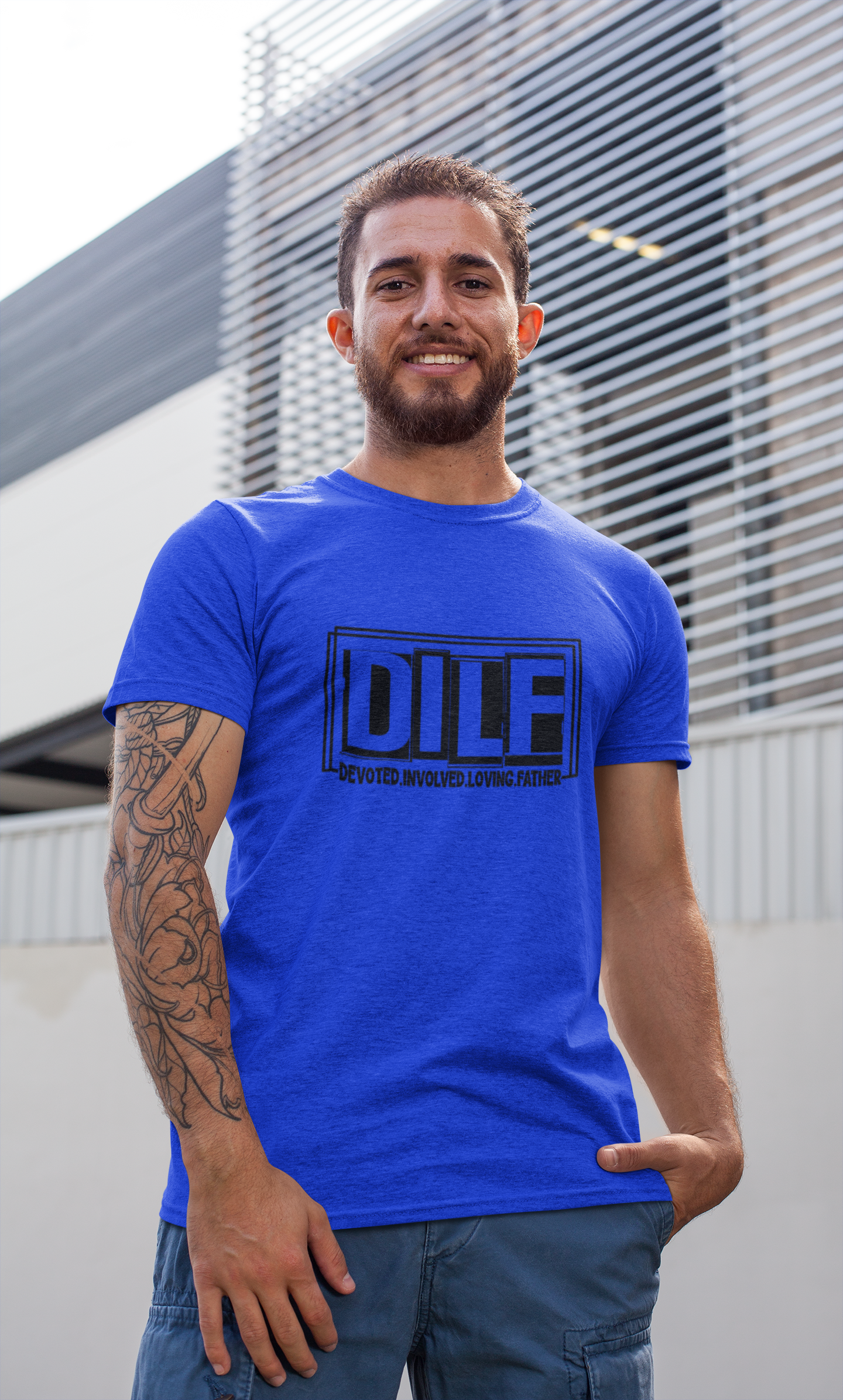 DILF T-Shirt by Luxe-Custom-Designer