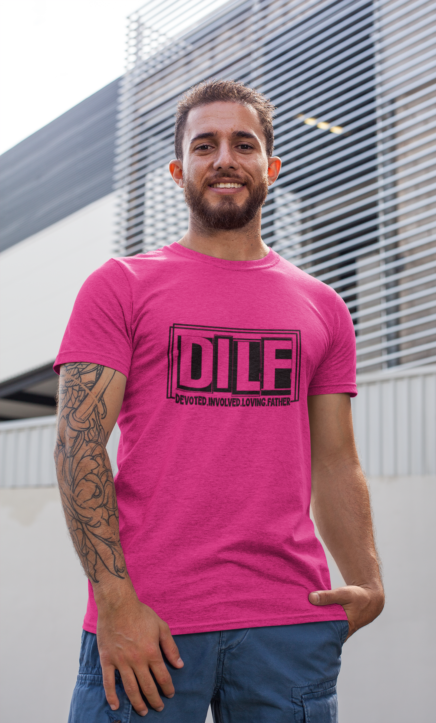 DILF T-Shirt by Luxe-Custom-Designer