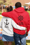 Captain and Anchor Matching Hoodies by Luxe-Custom-Designer