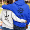 Captain and Anchor Matching Hoodies by Luxe-Custom-Designer