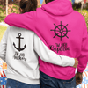 Captain and Anchor Matching Hoodies by Luxe-Custom-Designer