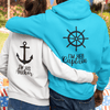 Captain and Anchor Matching Hoodies by Luxe-Custom-Designer