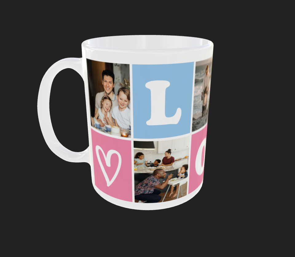 LOVE 6 Photo Mug by Luxe-Custom-Designer