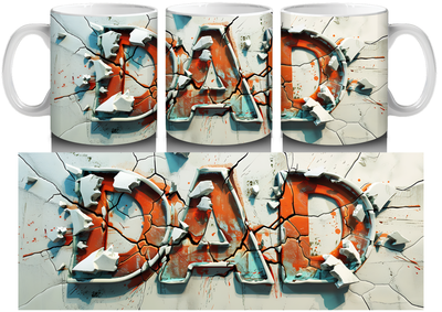 3D Dad Mug by Luxe-Custom-Designer