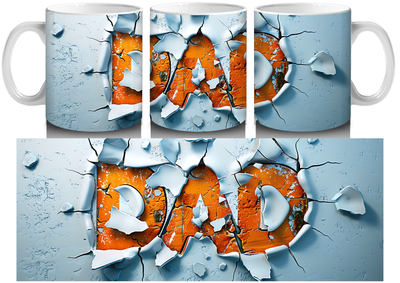 Ice Cool 3D Mugs for Dad by Luxe-Custom-Designer