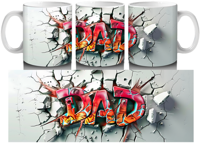 Dad 3d Mug by Luxe-Custom-Designer