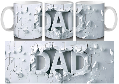 3D Dad Mug by Luxe-Custom-Designer
