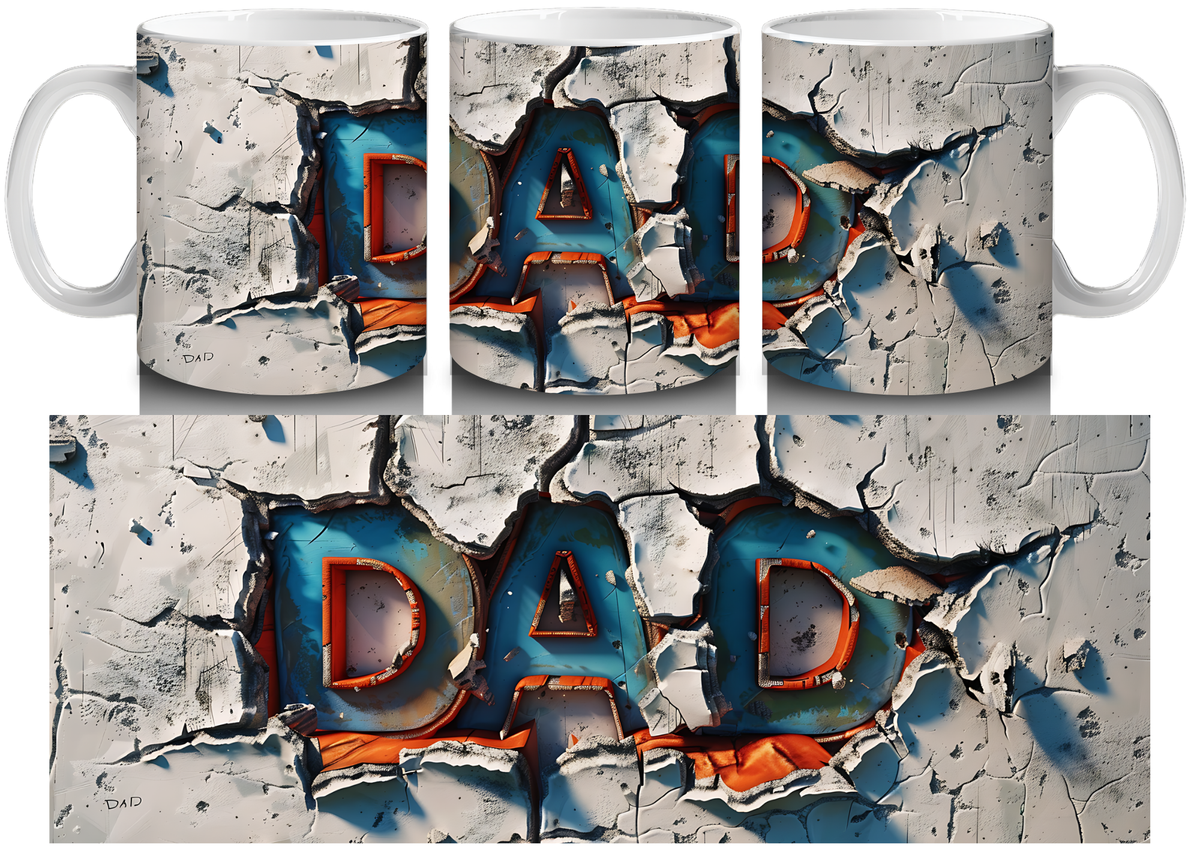3D Dad Mugs by Luxe Sensational