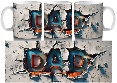 3D Dad Mugs by Luxe-Custom-Designer