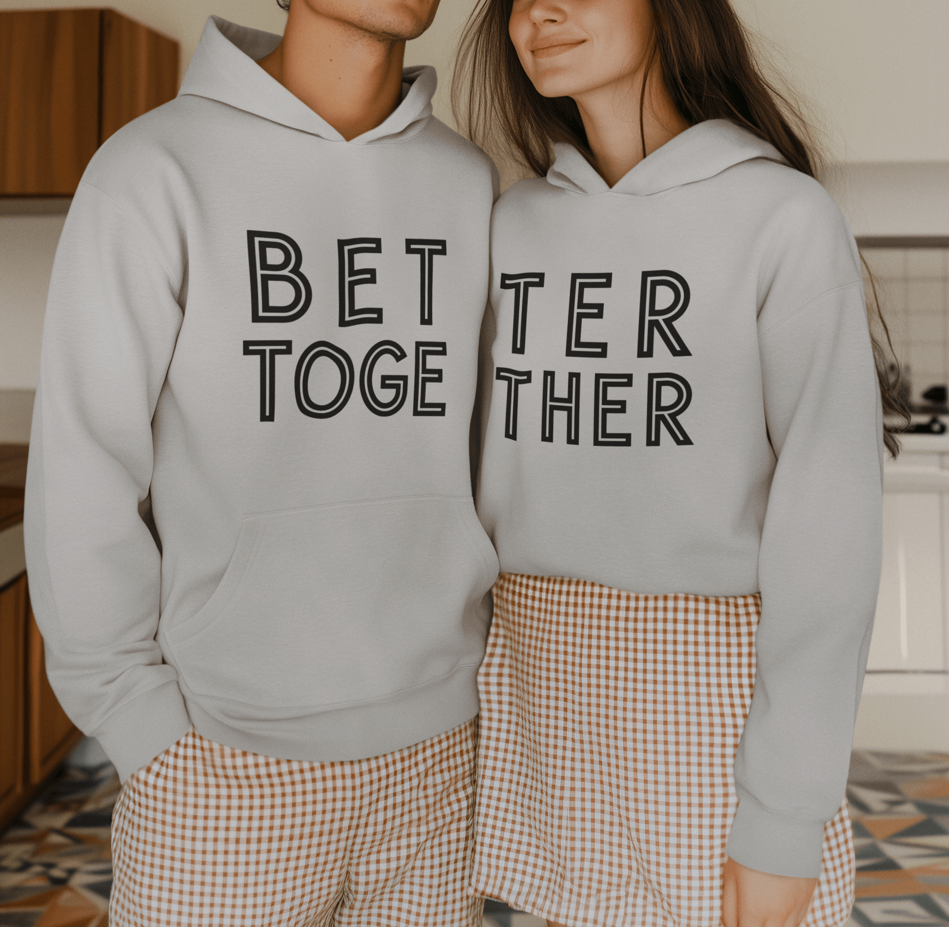 Better Together Matching Hoodie Set by Luxe-Custom-Designer