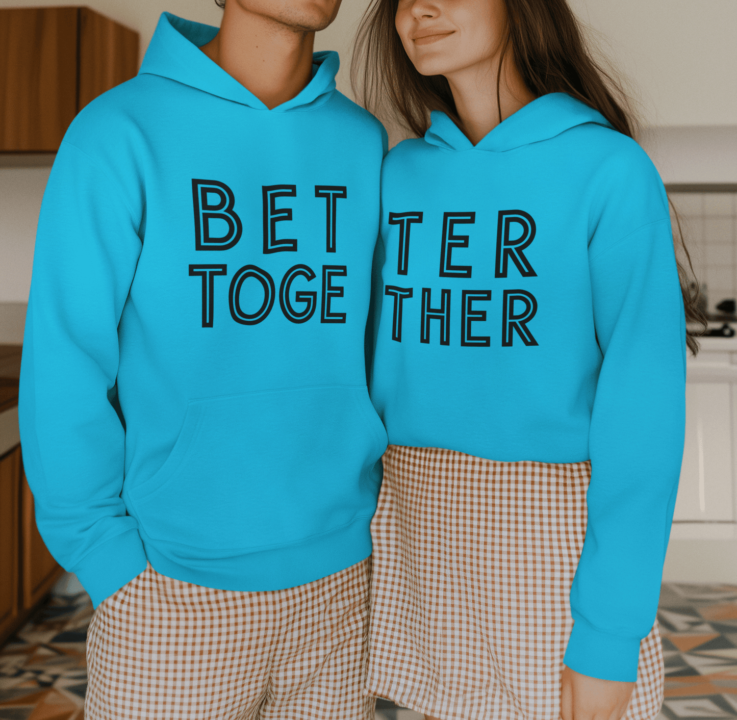 Better Together Matching Hoodie Set by Luxe-Custom-Designer