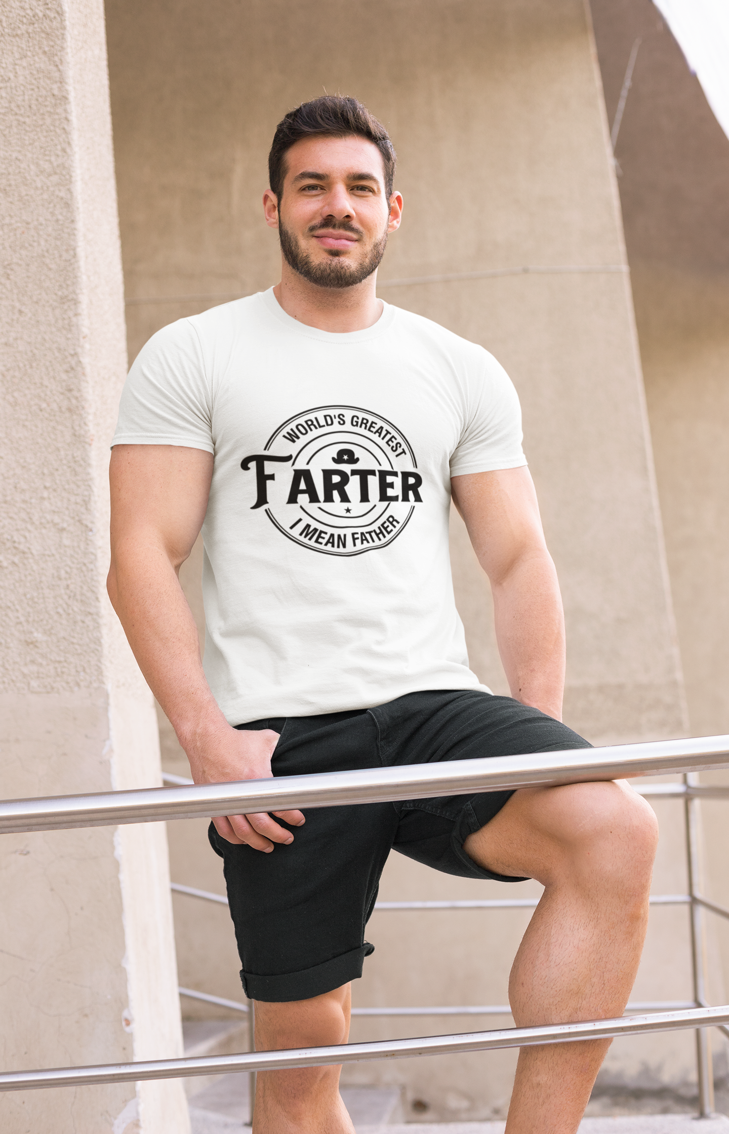 Greatest Farter T-Shirt by Luxe-Custom-Designer