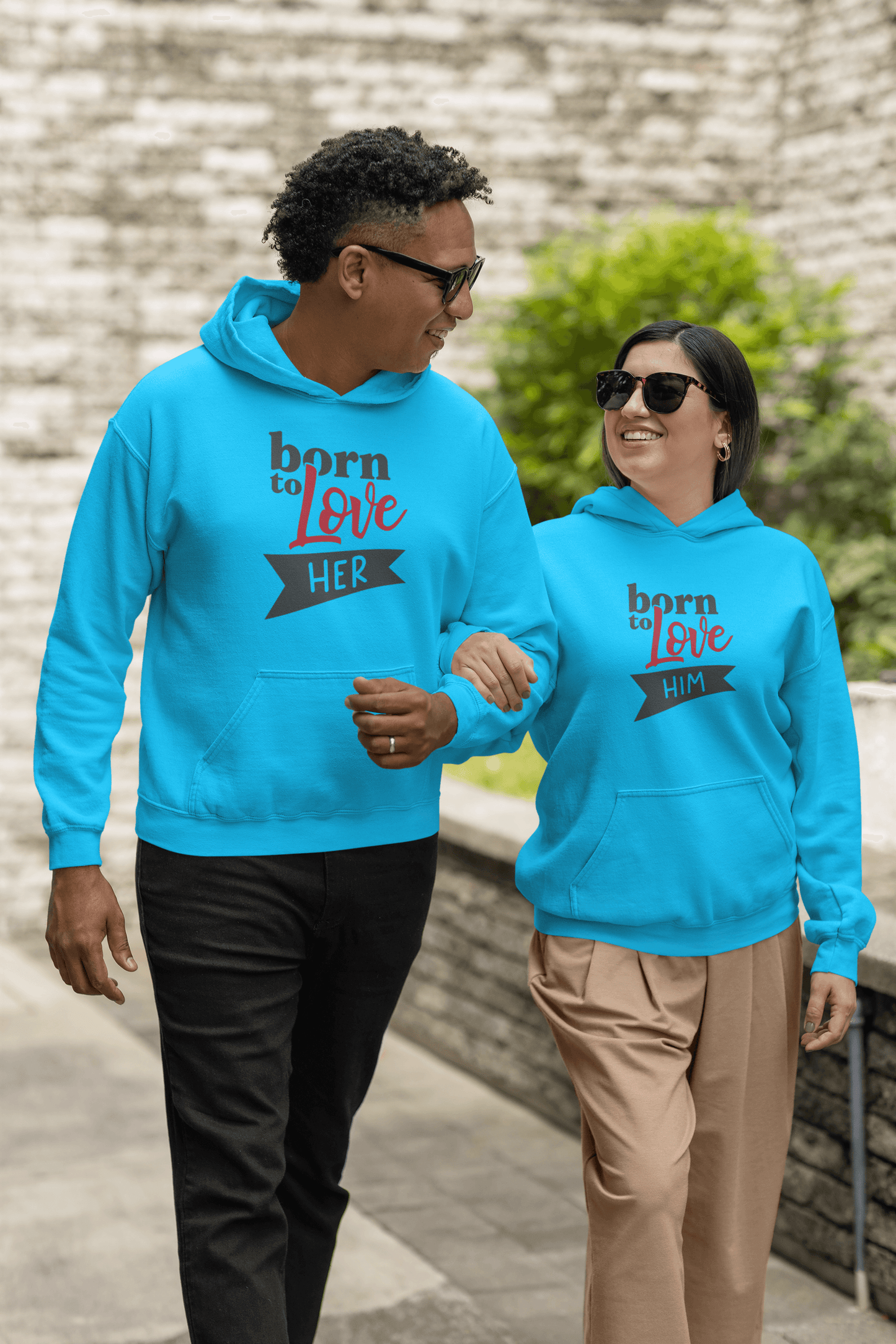 Born to Love Hoodie Set by Luxe-Custom-Designer