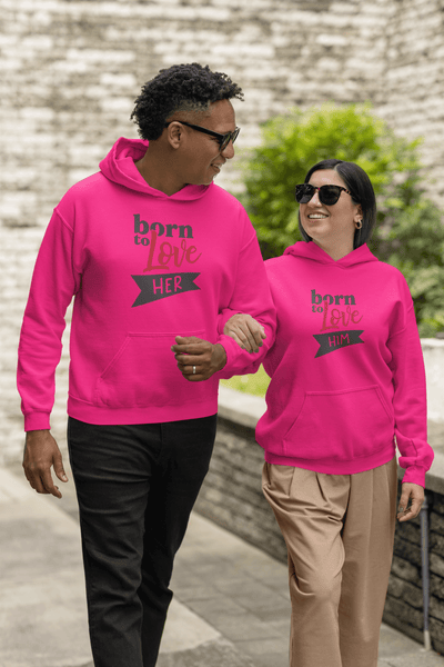 Born to Love Hoodie Set by Luxe-Custom-Designer