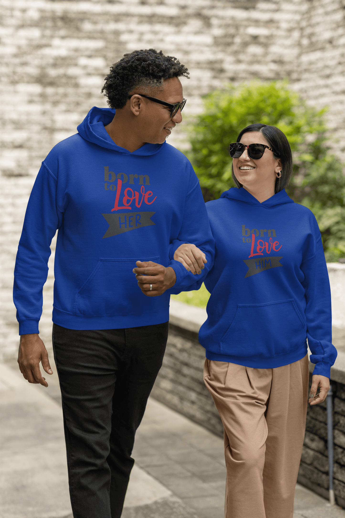 Born to Love Hoodie Set by Luxe-Custom-Designer