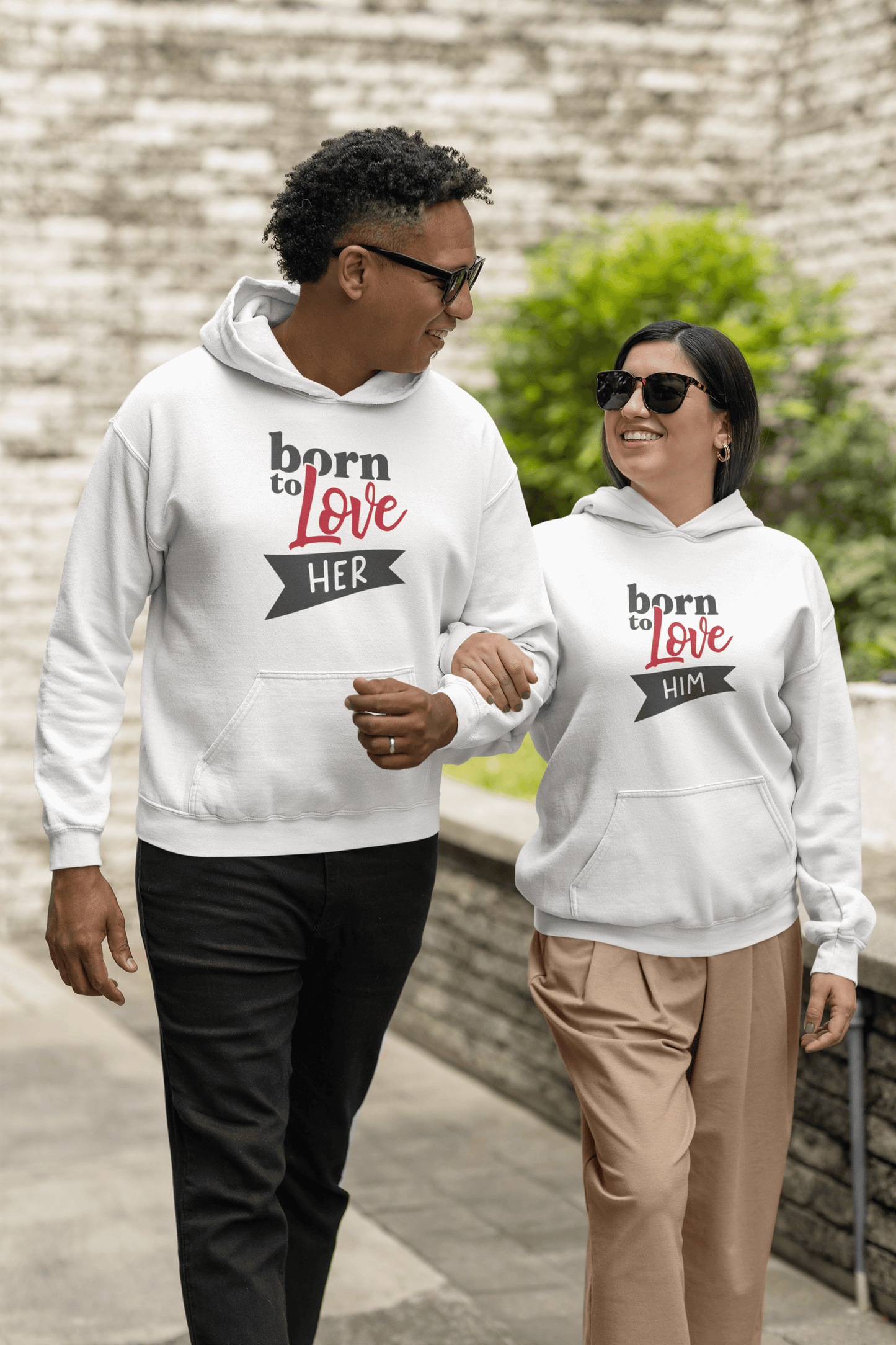 Born to Love Hoodie Set by Luxe-Custom-Designer