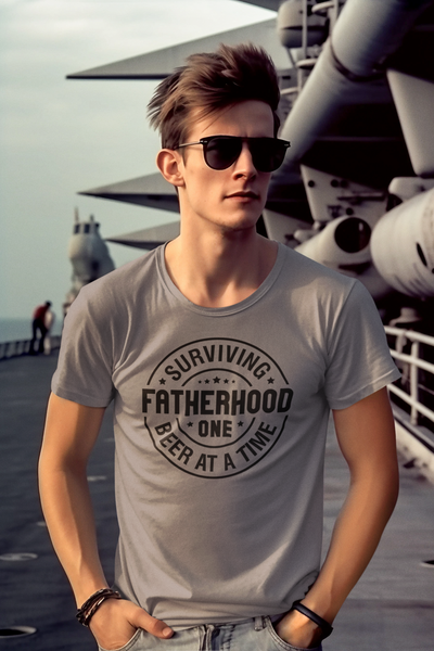 Surviving Fatherhood PT2 T-Shirt by Luxe-Custom-Designer