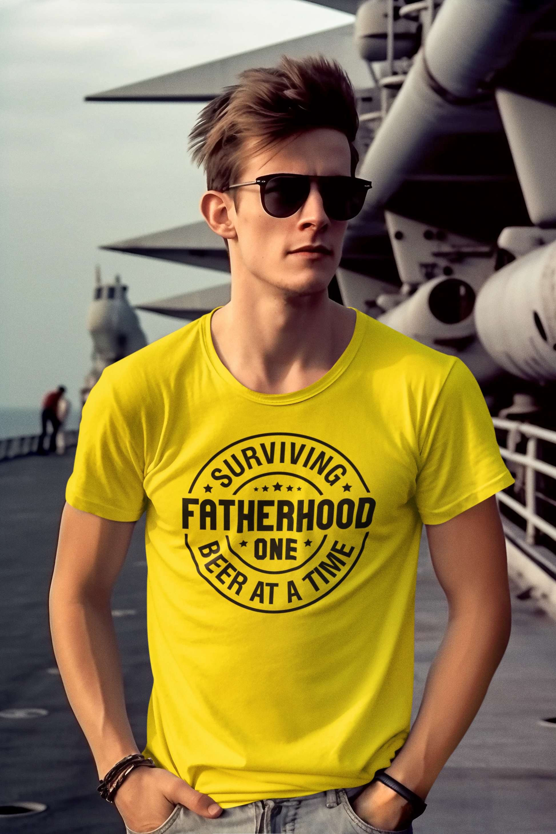 Surviving Fatherhood PT2 T-Shirt by Luxe-Custom-Designer