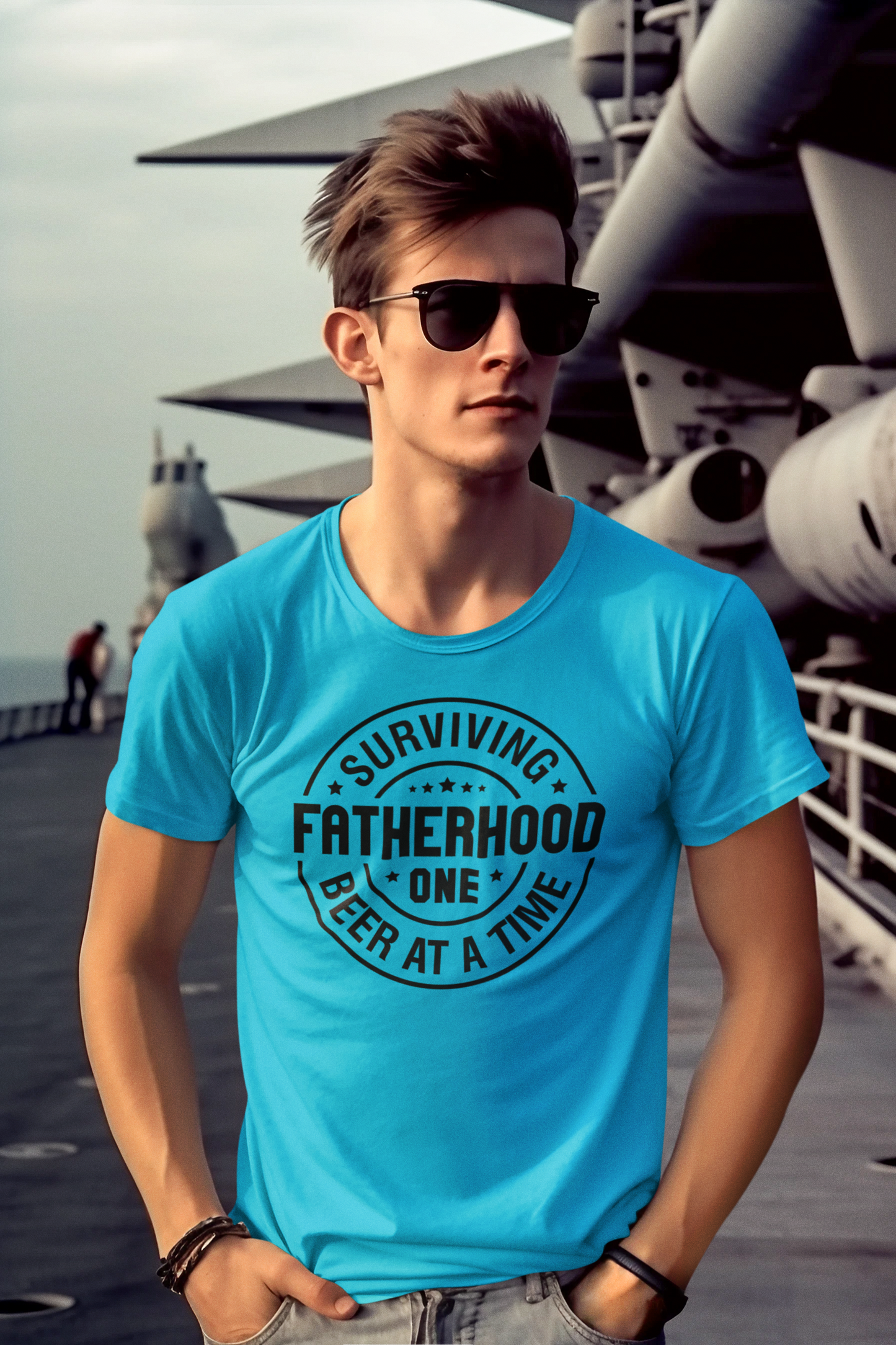Surviving Fatherhood PT2 T-Shirt by Luxe-Custom-Designer