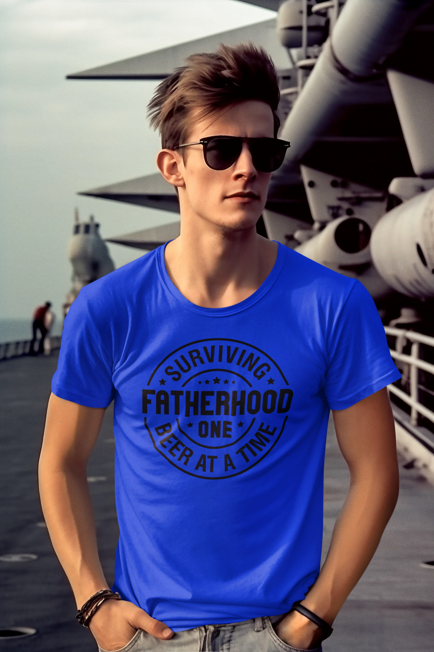 Surviving Fatherhood PT2 T-Shirt by Luxe-Custom-Designer
