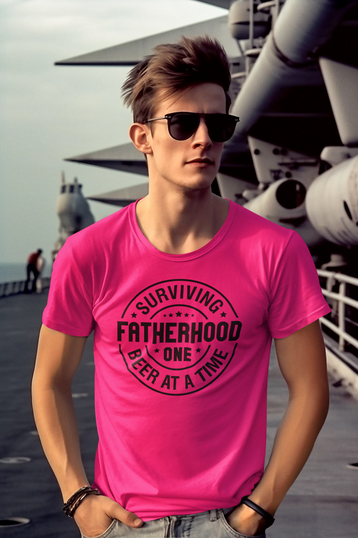 Surviving Fatherhood PT2 T-Shirt by Luxe-Custom-Designer