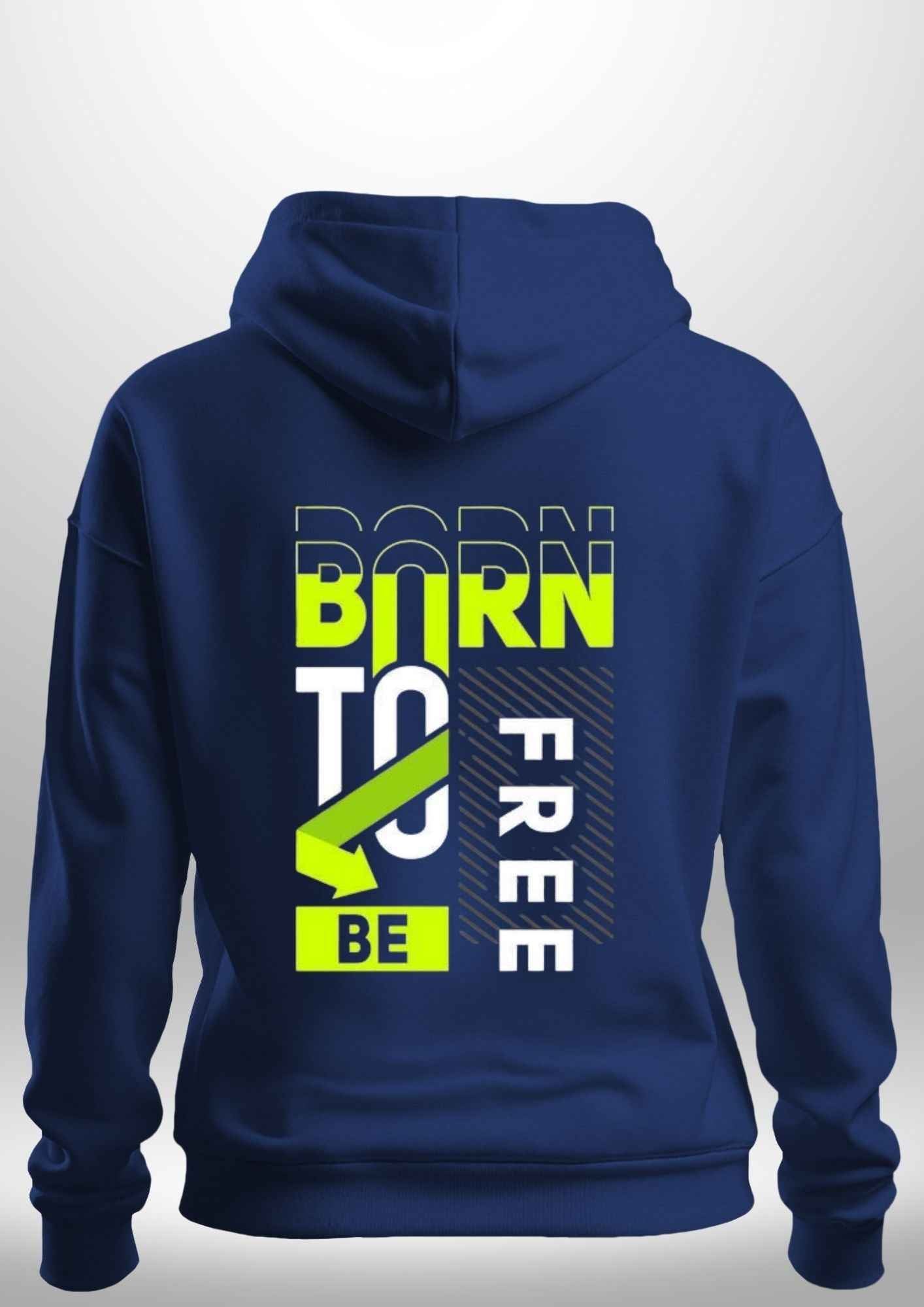 Born to be Free Hoodie by Luxe-Custom-Designer