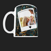 Marble Effect 2 Image mug with heart by Luxe-Custom-Designer