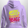 "Work Hard Dream Big" Hoodie by Luxe-Custom-Designer