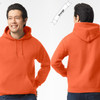 Orange Hoodie by Luxe-Custom-Designer
