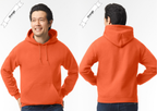 Orange Hoodie by Luxe Sensational