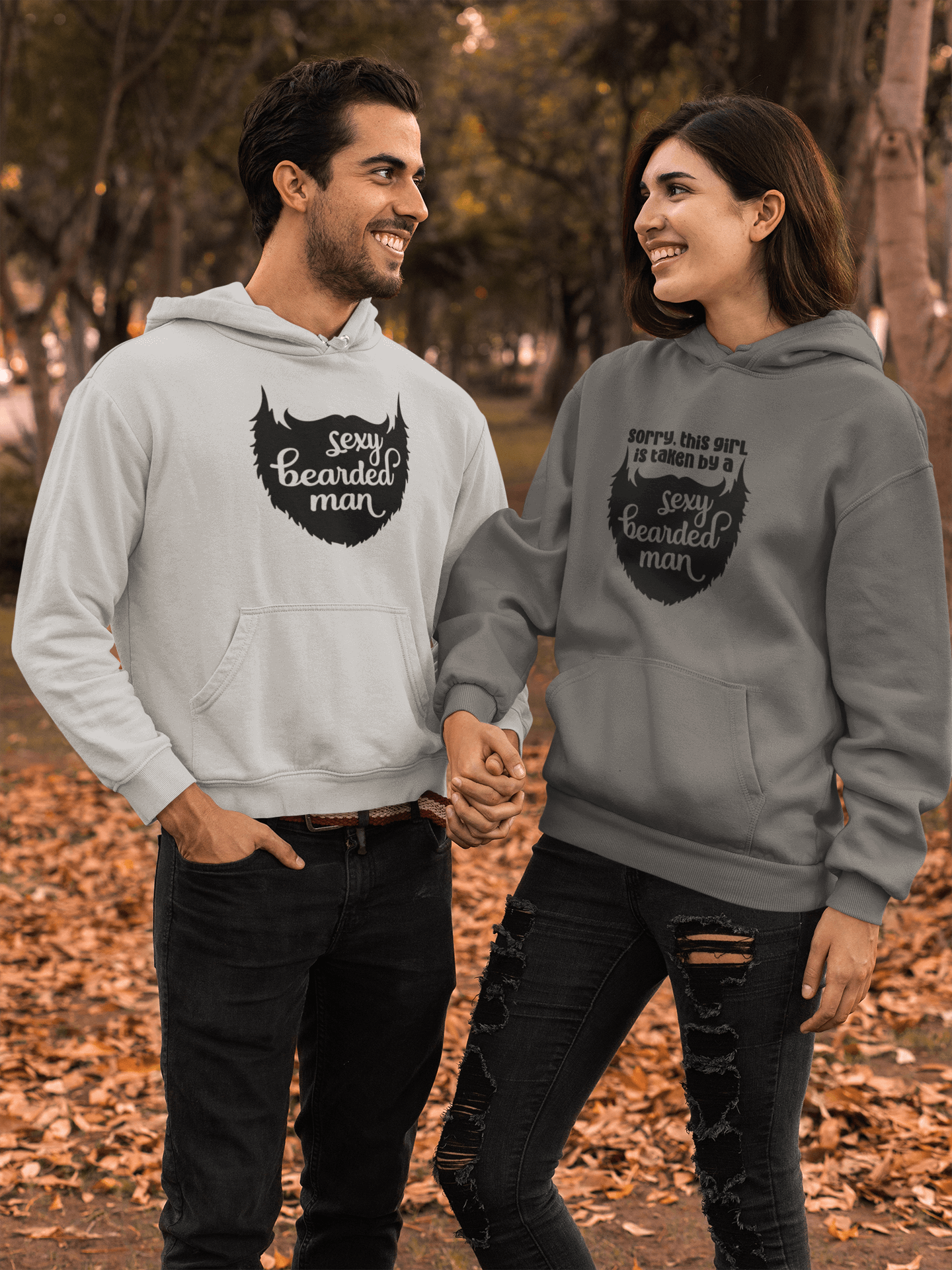 Bearded Man Hoodie Set by Luxe-Custom-Designer