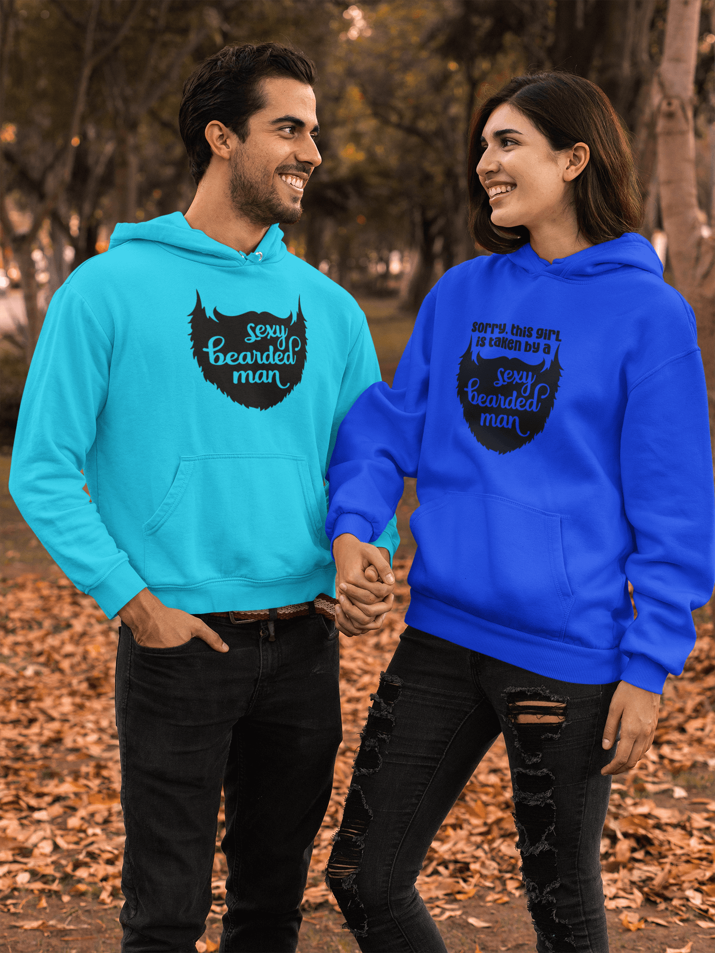Bearded Man Hoodie Set by Luxe-Custom-Designer