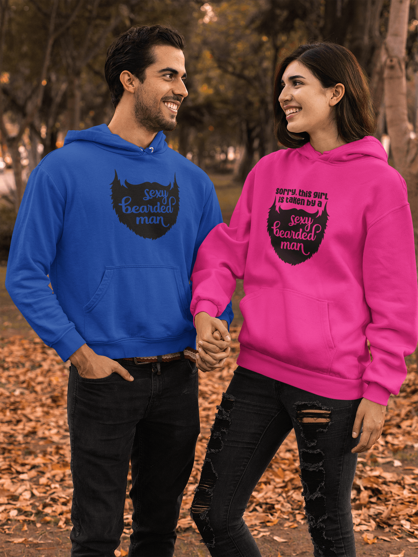 Bearded Man Hoodie Set by Luxe-Custom-Designer