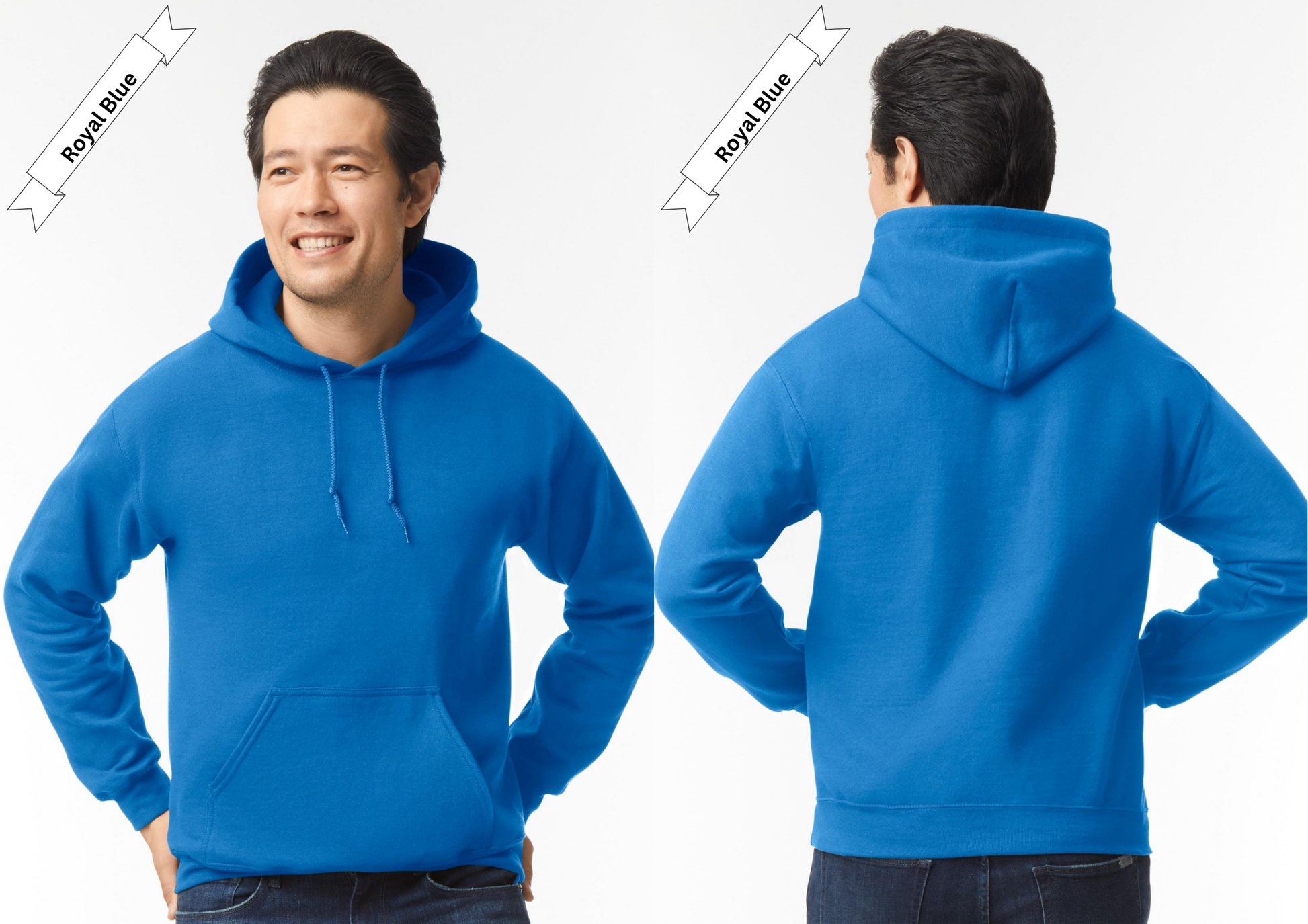 Royal Blue Hoodie by Luxe-Custom-Designer