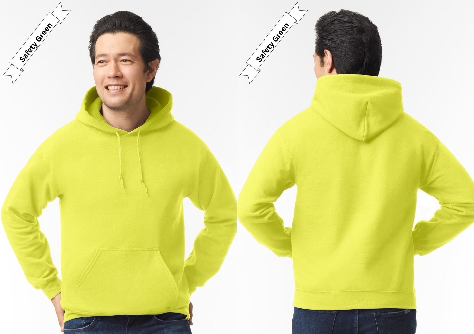 Safety Yellow Hoodie by Luxe-Custom-Designer