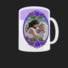 Purple Rose Photo Mug Mother Day by Luxe-Custom-Designer