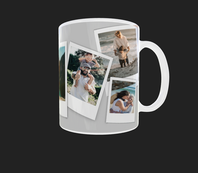 6 Panel Photo Mug by Luxe-Custom-Designer