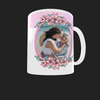 Pink Rose Mothers Day Photo Mug by Luxe-Custom-Designer