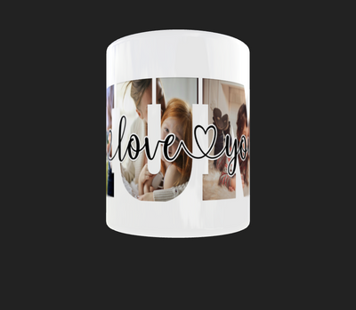 LY Mum Photo Mug by Luxe-Custom-Designer