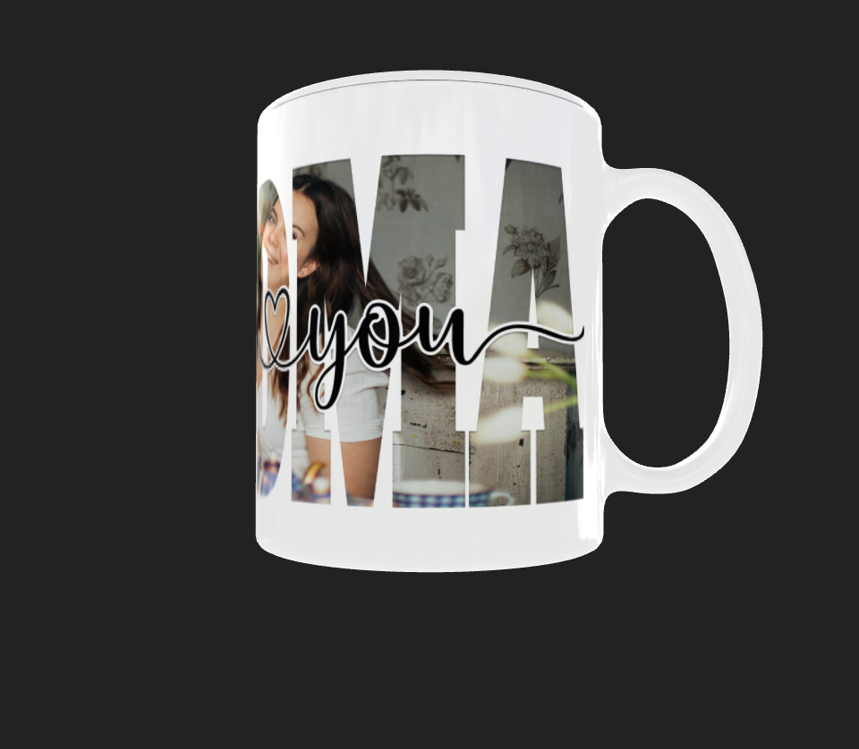 GRANDMA Photo Mug by Luxe-Custom-Designer