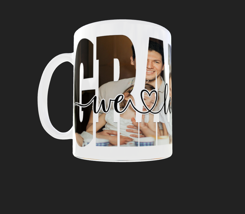 GRANDAD Photo Mug by Luxe-Custom-Designer
