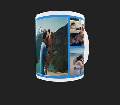 6 Panel Photo Mug by Luxe-Custom-Designer