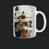 Silver Glitter pattern Photo Mug by Luxe-Custom-Designer