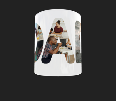 DAD Photo Mug by Luxe-Custom-Designer