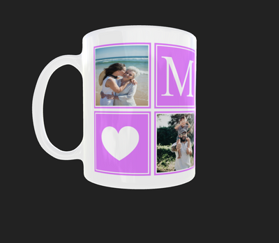 MUM Panel Photo Mug by Luxe-Custom-Designer