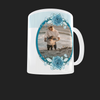 Mothers day Blue rose Photo Mug by Luxe-Custom-Designer