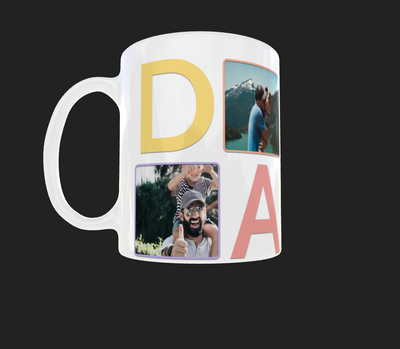 Daddy photo mug by Luxe-Custom-Designer