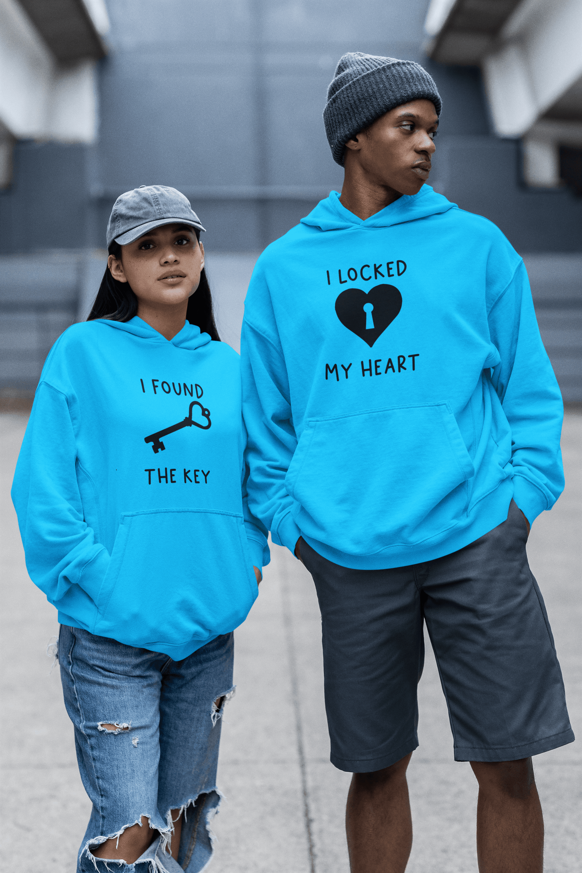 Locked Heart Matching Set by Luxe-Custom-Designer