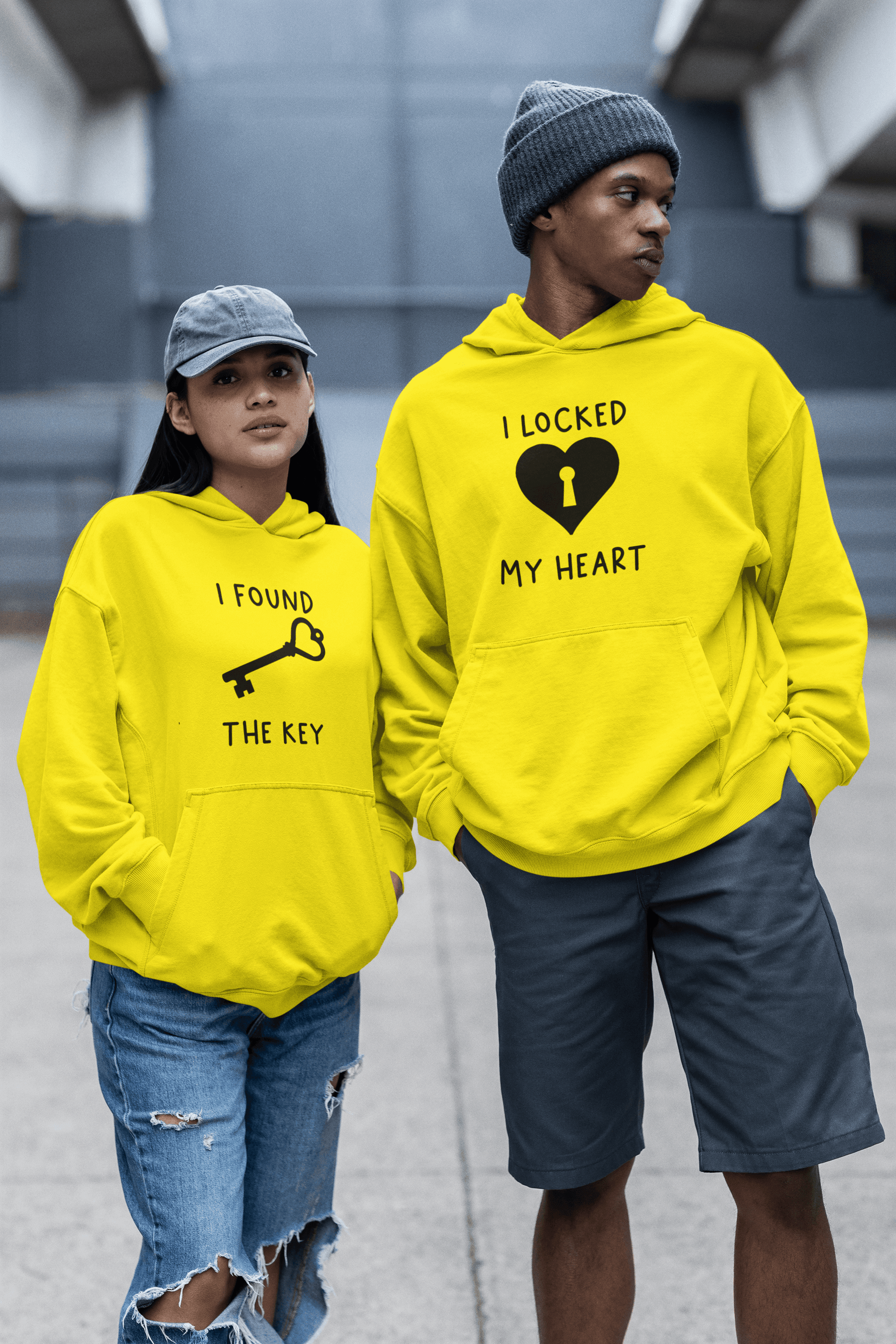 Locked Heart Matching Set by Luxe-Custom-Designer