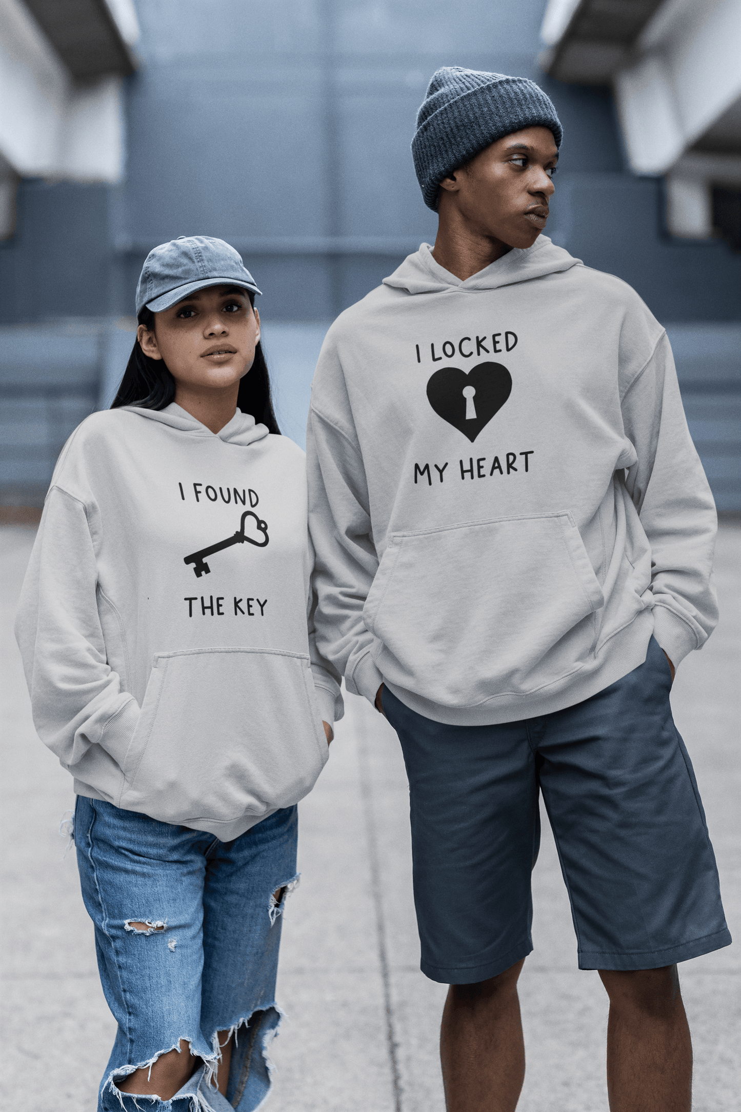 Locked Heart Matching Set by Luxe-Custom-Designer